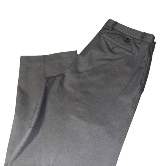 Footjoy Men Polyester/Spandex 34/32 Gray Golf Slacks Pants - Picture 3 of 6